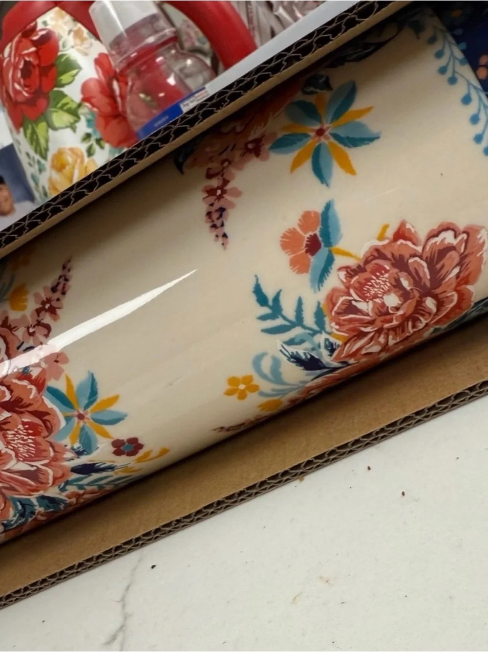 Pioneer Woman Keepsake Floral Rolling Pin